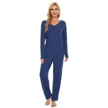 Load image into Gallery viewer, Bamboo Long Sleeve PJ Set