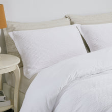 Load image into Gallery viewer, Solene White Duvet Cover Set