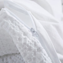 Load image into Gallery viewer, Solene White Duvet Cover Set