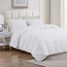 Load image into Gallery viewer, Solene White Duvet Cover Set