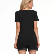 Load image into Gallery viewer, Bamboo Shorts/T-Shirt PJ Set
