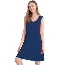 Load image into Gallery viewer, Bamboo Sleeveless Nightdress
