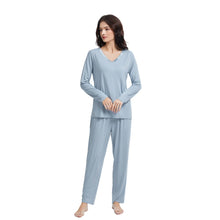 Load image into Gallery viewer, Bamboo Long Sleeve PJ Set
