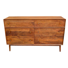 Load image into Gallery viewer, Mid Century Mango Wood Bedframe

