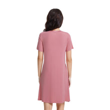 Load image into Gallery viewer, Bamboo Short Sleeve Nightdress
