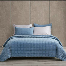 Load image into Gallery viewer, Squares Coverlet Set
